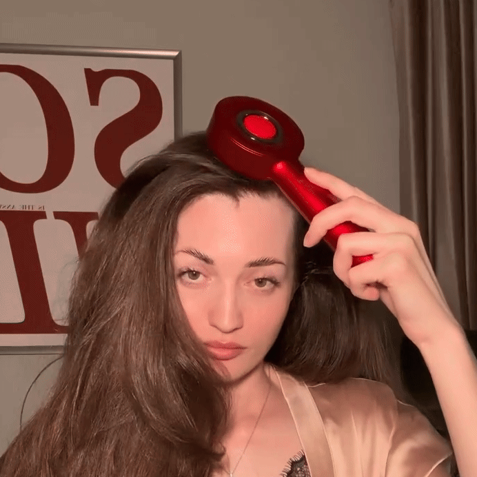 HaloHair™ Red Light Scalp Massager: 93% Saw Thicker Hair Within 21 Days!