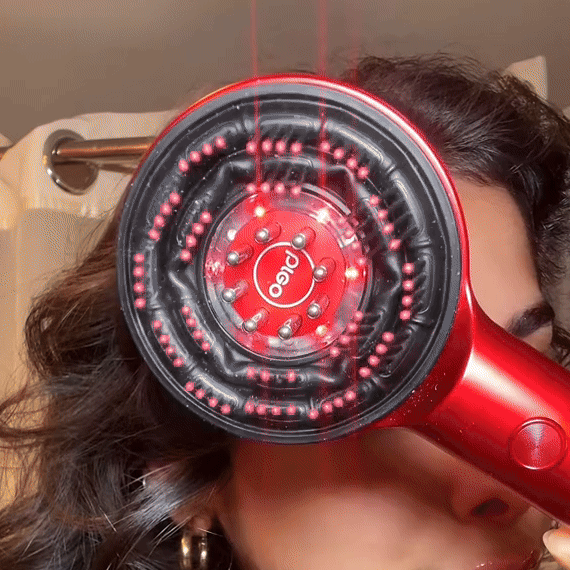 HaloHair™ Red Light Scalp Massager: 93% Saw Thicker Hair Within 21 Days!
