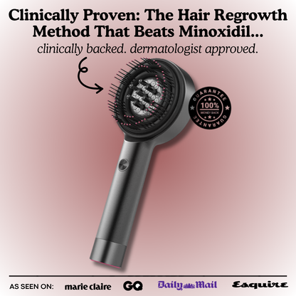 HaloHair™ Red Light Scalp Massager: 93% Saw Thicker Hair Within 21 Days!